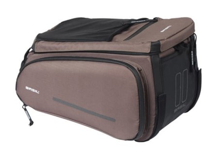 Torba na bagażnik BASIL MOV TRUNK BAG, Do stosowania z MIK, 10-26L, Wodoodporna, Brown (NEW 2025) - rove.pl