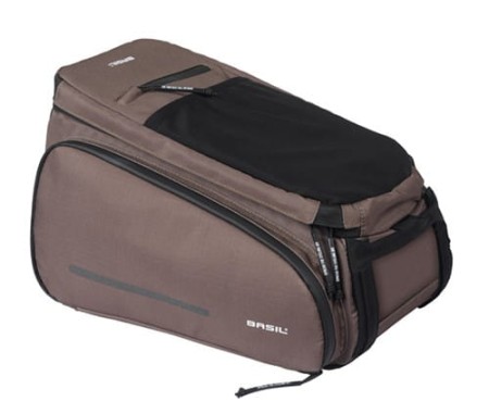 Torba na bagażnik BASIL MOV TRUNK BAG, Do stosowania z MIK, 10-26L, Wodoodporna, Brown (NEW 2025) - rove.pl