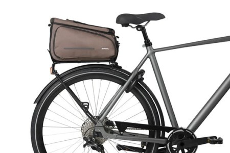 Torba na bagażnik BASIL MOV TRUNK BAG, Do stosowania z MIK, 10-26L, Wodoodporna, Brown (NEW 2025) - rove.pl