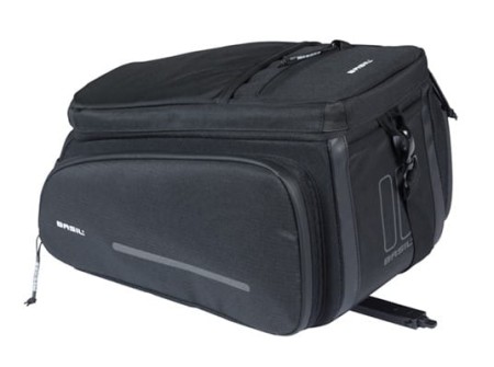 Torba na bagażnik BASIL MOV TRUNK BAG, MIK z adapterem do mocowania, 10-26L, Wodoodporna, Black (NEW 2025) - rove.pl