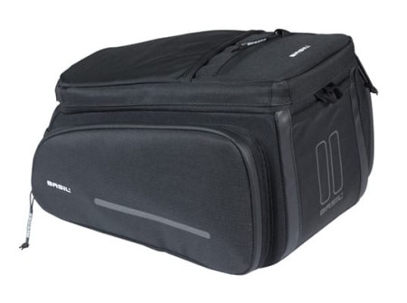 Torba na bagażnik BASIL MOV TRUNK BAG, MIK z adapterem do mocowania, 10-26L, Wodoodporna, Black (NEW 2025) - rove.pl