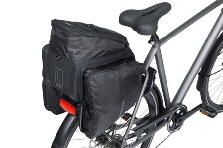 Torba na bagażnik BASIL MOV TRUNK BAG, MIK z adapterem do mocowania, 10-26L, Wodoodporna, Black (NEW 2025) - rove.pl