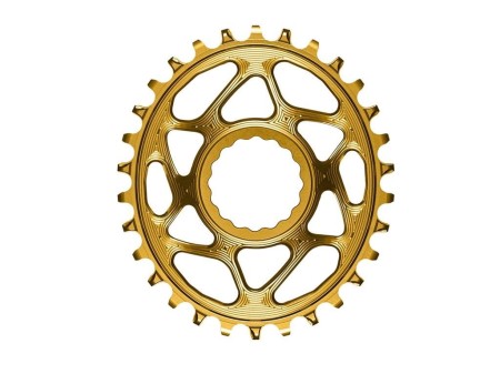 Zębatka Absoluteblack Oval Race Face Cinch Direct Mount offset 6mm złoty 34 - rove.pl