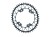 Zębatka Absoluteblack Oval Gravel 1X  9100/8000/9000/6800 szary 46
