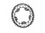 Zębatka Absoluteblack Oval Gravel 1X 110mm/5 czarny 44 - rove.pl
