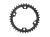 Zębatka Absoluteblack Round Premium Line R9100, R8000 110mm/4 wewnętrzna, czarny 38