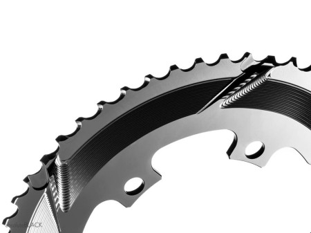 Zębatka Absoluteblack Round Premium Line R9100, R8000 110mm/4 zewnętrzna, czarny 50