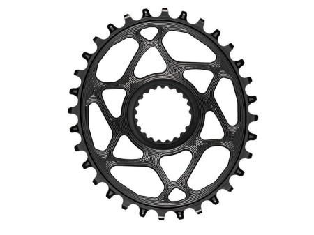 Zębatka Absoluteblack Oval Shimano Direct Mount, czarny, 30 HG+