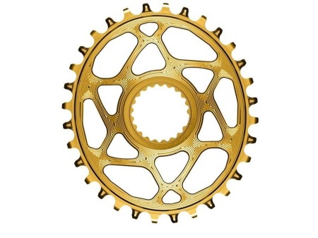 Zębatka Absoluteblack Oval Shimano Direct Mount, złoty, 30 HG+ - rove.pl