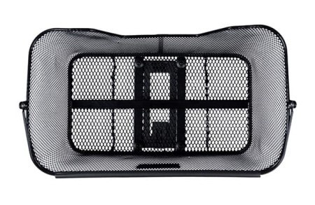 Kosz na bagażnik BASIL BASE XL REAR BASKET, MIK z adapterem do mocowania, Stalowy, Black (Eco Bottom) - rove.pl