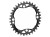 Zębatka Absoluteblack Oval 104mm narrow wide, czarny 34