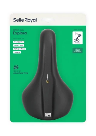 Siodło SELLEROYAL EXPLORA ATHLETIC 45st. żelowe, unisex, 379g (NEW)