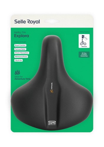 Przejdź do produktu Siodło SELLEROYAL EXPLORA RELAXED 90st. żelowe + elastomery, unisex, 598g (NEW)