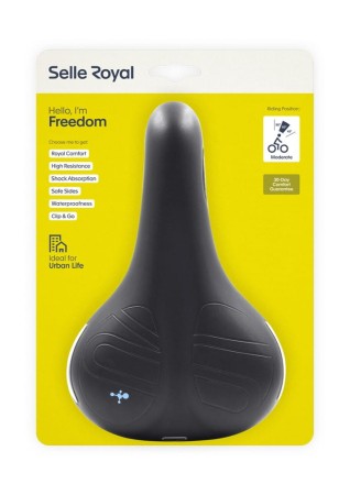 Siodło SELLEROYAL FREEDOM STRENGHTEX MODERATE 60st. żelowe + elastomery unisex (NEW) - rove.pl