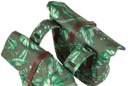 Sakwa miejska podwójna BASIL EVER-GREEN DOUBLE PANNIER BAG 28-32L, Universal Bridge System, wodoodporna thyme green (NEW) - rove.pl