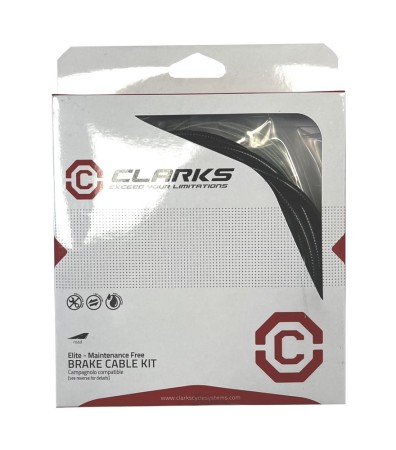 Zestaw linki hamulcowej z pancerzem CLARKS, Galwanizowana, Pre-Lubricated, Szosa - rove.pl