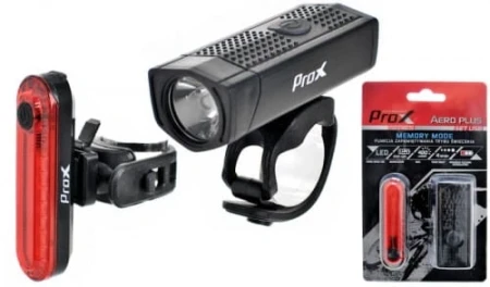 Komplet oświetlenia ProX AERO Plus SET 400lm + 10lm.webp