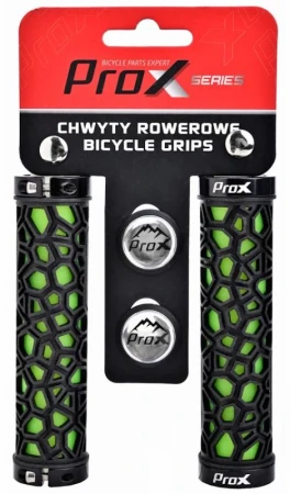 Chwyty Prox GP-53 130mm skręcane black/green.webp