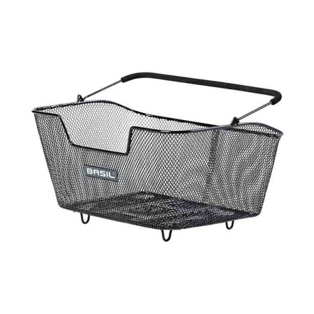 Kosz na tylny bagażnik BASIL BASE M MULTI SYSTEM, MULTI System, stalowy czarny (NEW) - rove.pl