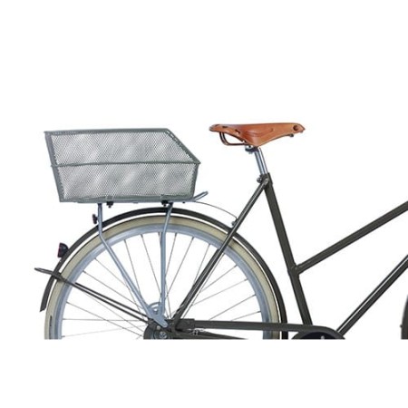 Kosz na tylny bagażnik BASIL CENTO stalowy, olive green (NEW) - rove.pl