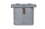 Sakwa miejska podwójna BASIL CITY DOUBLE PANNIER BAG 28-32L, Universal Bridge System, wodoodporna grey melee (NEW)