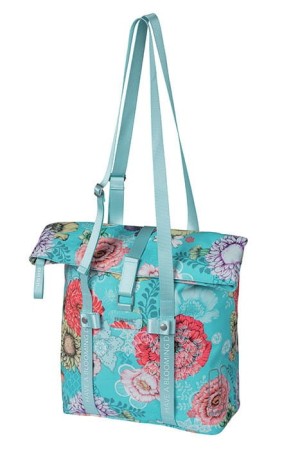 Torba na bagażnik BASIL BLOOM FIELD SHOPPER 15-20L, sky blue (NEW) - rove.pl