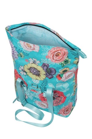 Torba na bagażnik BASIL BLOOM FIELD SHOPPER 15-20L, sky blue (NEW) - rove.pl