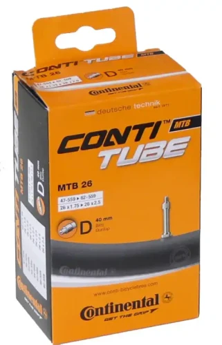 Przejdź do produktu Dętka rowerowa CONTINENTAL MTB  26 x 1.75 - 2.5 DV