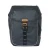 Sakwa miejska podwójna BASIL MILES TARPAULIN DOUBLE PANNIER BAG MIK 34L, MIK System (ready to go), 100% wodoodporna black orange.webp