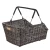 Kosz na tylny bagażnik BASIL CENTO RATTAN LOOK MIK, MIK System (ready to go) wodoodporny nature brown.webp