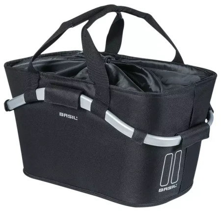 Kosz na tylny bagażnik BASIL CLASSIC CARRY ALL REAR BASKET MIK 22L MIK System (ready to go) solid black.webp