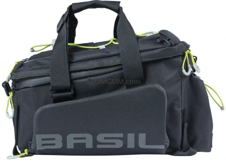Torba na bagażnik BASIL MILES TARPAULIN TRUNKBAG XL PRO MIK 9-36L, MIK System (ready to go), 100% wodoodporna black lime.webp