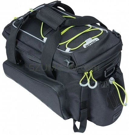 Torba na bagażnik BASIL MILES TARPAULIN TRUNKBAG XL PRO MIK 9-36L, MIK System (ready to go), 100% wodoodporna black lime.webp