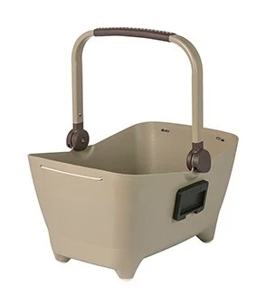 Kosz na przód na kierownicę BASIL BUDDY DOG BICYCLE BASKET FRONT KF 32L, KF System, bisotti brown.webp