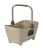 Kosz na przód na kierownicę BASIL BUDDY DOG BICYCLE BASKET FRONT KF 32L, KF System, bisotti brown.webp