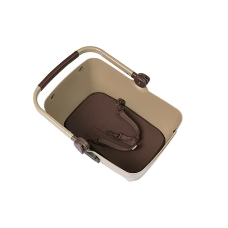 Kosz na przód na kierownicę BASIL BUDDY DOG BICYCLE BASKET FRONT KF 32L, KF System, bisotti brown.webp
