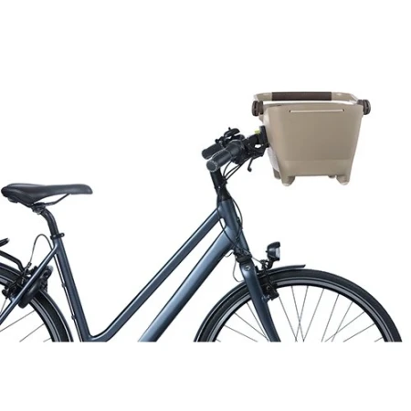 Kosz na przód na kierownicę BASIL BUDDY DOG BICYCLE BASKET FRONT KF 32L, KF System, bisotti brown.webp