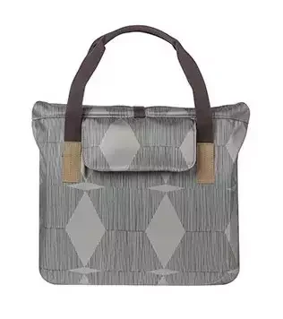 Torba na bagażnik BASIL ELEGANCE BICYCLE SHOPPER 20-26L Hook On System, wodoodporna chateau taupe (NEW).webp