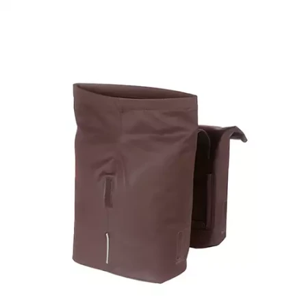 Sakwa miejska podwójna BASIL CITY DOUBLE PANNIER BAG 28-32L, Universal Bridge System, roasted brown.webp