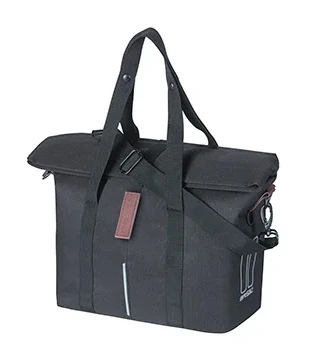 Sakwa miejska pojedyncza BASIL CITY BICYCLE HANDBAG 8-11L, KF-Hook System, wodoodporna black (NEW).webp