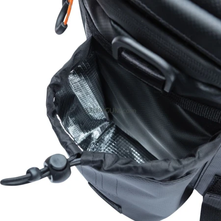 Torba na bagażnik BASIL MILES TARPAULIN TRUNKBAG XL PRO 9-36L, 100% wodoodporna black orange (bez płytki mocującej).webp