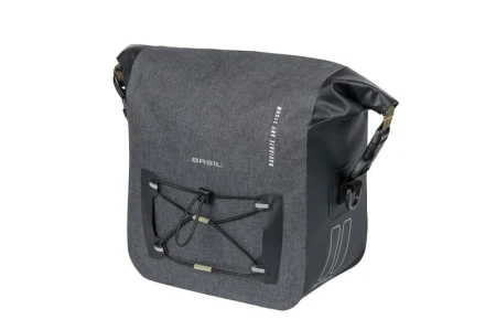 Torba na kierownicę BASIL NAVIGATOR STORM KF HANDLEBAR BAG 10-11L, wodoodporna, grey black (NEW) .webp