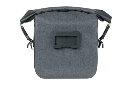 Torba na kierownicę BASIL NAVIGATOR STORM KF HANDLEBAR BAG 10-11L, wodoodporna, grey black (NEW) .webp