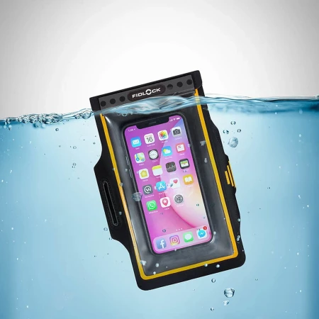 Opaska na ramię Fidlock HERMETIC Black/Trans.Black/Orange.webp