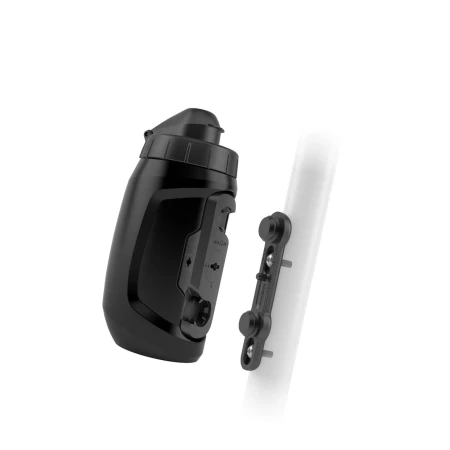 Bidon Fidlock Twist 450 miękki czarny nieprzeźroczysty + baza BIKE.webp