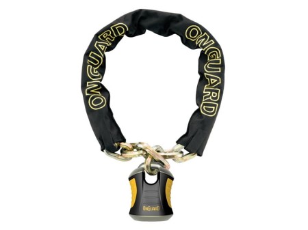 Zapięcie rowerowe ONGUARD BEAST 8017 ŁAŃCUCH 110cm*12mm - 5 x Klucze z kodem + KŁÓDKA (NEW) - rove.pl