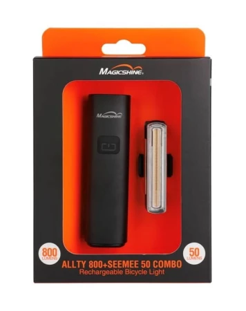 Zestaw MAGICSHINE Lampka przednia ALLTY 800 + Lampka tylna SEEMEE 50.webp