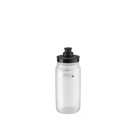 Bidon Elite Fly Tex 550ml clear black