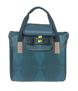 Torba na bagażnik BASIL ELEGANCE BICYCLE SHOPPER 20-26L Hook On System, wodoodporna estate blue (NEW)