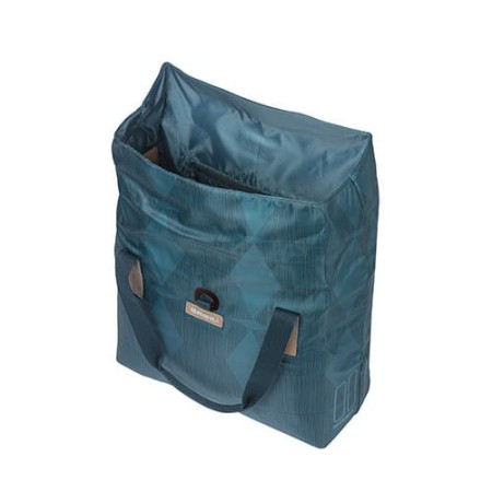 Torba na bagażnik BASIL ELEGANCE BICYCLE SHOPPER 20-26L Hook On System, wodoodporna estate blue (NEW)